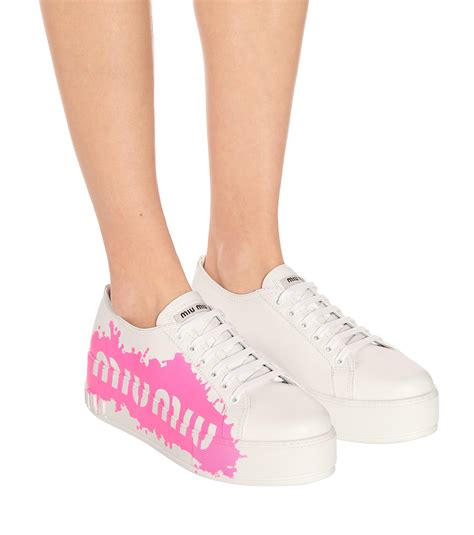 miu miu white sneakers|Women's Miu Miu White Sneakers & Athletic Shoes .